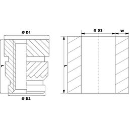 3DJAKE Threaded Inserts (50-piece set)