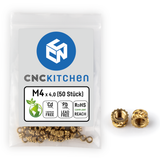 CNC Kitchen Threaded Inserts M4 Short