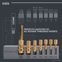 ruthex Soldering Tips / Melting Aid Set - 1 set