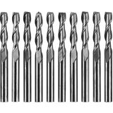 TwoTrees 2 Flute Flat Head End Mills - Set of 10