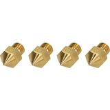 BROZZL Brass Nozzle Set MK8  (set of 4)